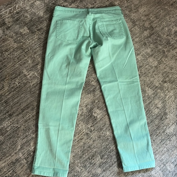 Garnet Hill Green Ankle straight jeans - size 6P - great condition - Picture 4 of 5